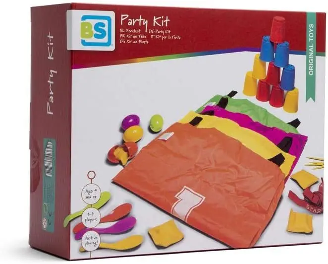 BS Toys- Kit de Fiesta Celebraciones, Colores Variados (GA364)