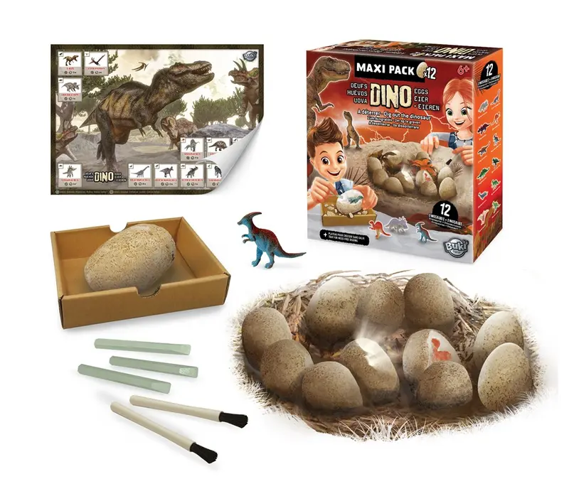 Buki - Dino Mega Egg - Maxi Pack