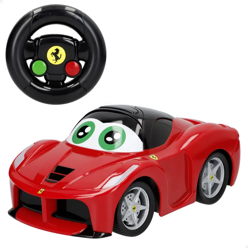 Burago Ferrari de juguete teledirigido con luz y sonido real