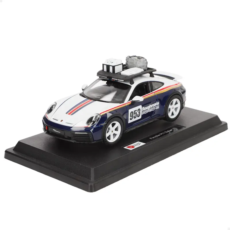 Burago Maqueta coche carreras Porsche 911 Dakar 1