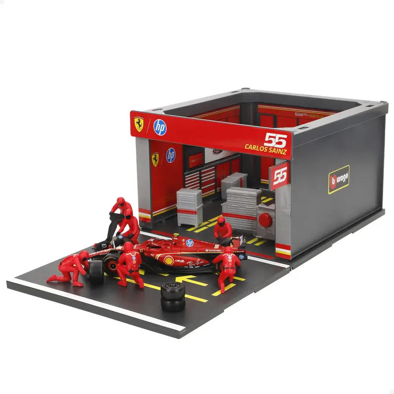 Burago Set box Ferrari SF23 F1 2023 Carlos Sainz 1