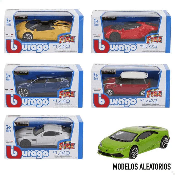 Burago Street Fire-Coche Metal 1
