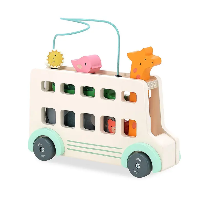 Bus Animo de Madera Vilac | Sarah Betz | +18 Meses