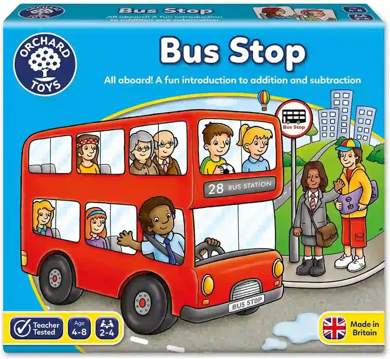 Bus Stop – Juego de Sumas y Restas para Niños | Orchard Toys