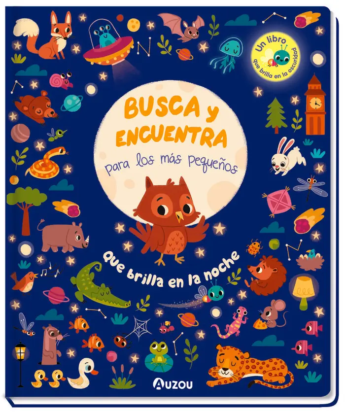 Busca y encuentra para los más pequeños - Qué brilla en la noche