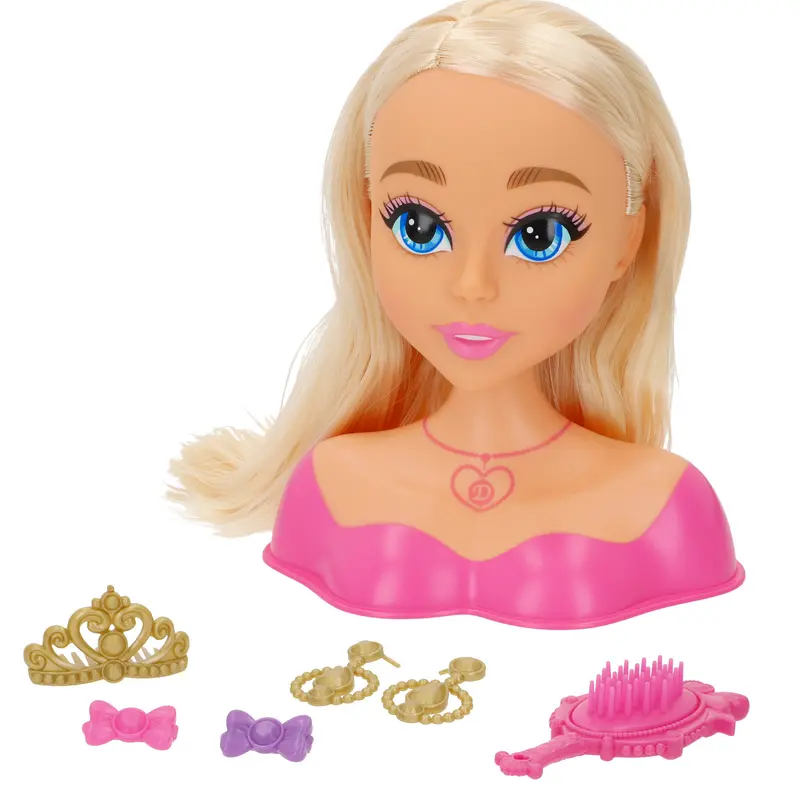 Busto muñeca para peinar con accesorios Dreameez