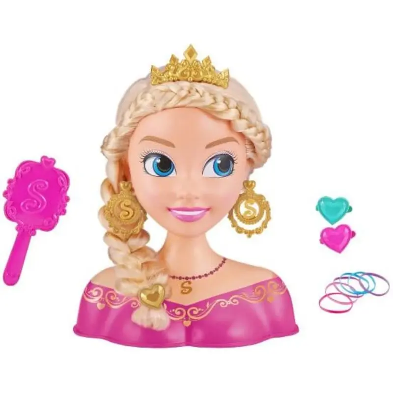 Busto muñeca peinados Sparkle Girlz