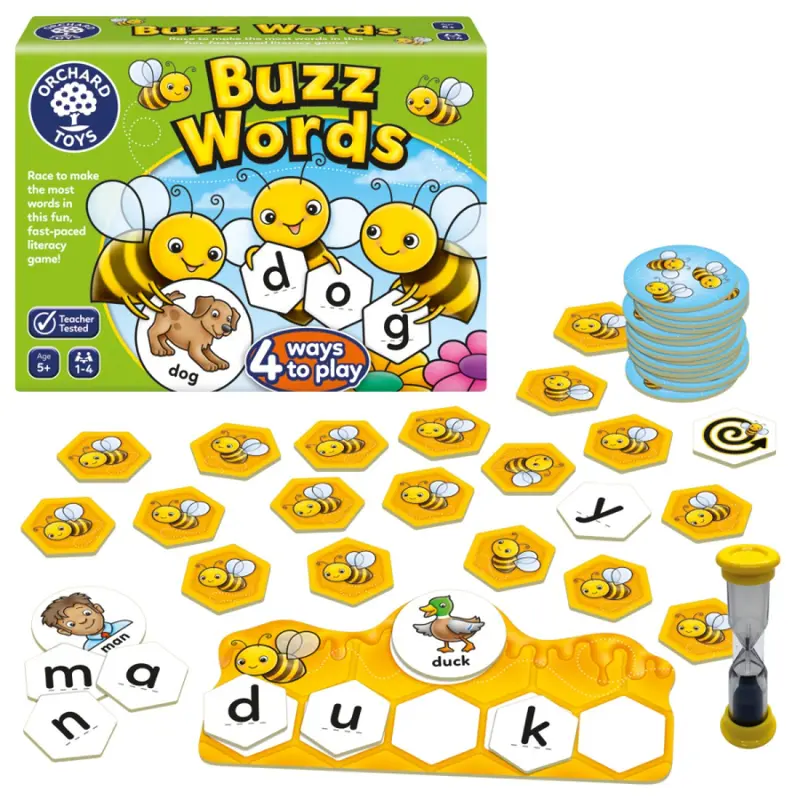 Buzz words juego en ingles 4 formas diferentes de juego - Orchard toys 03911