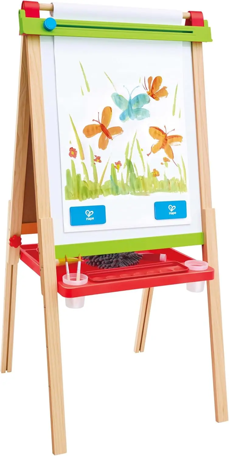 Caballete de Madera para Pequeños Artistas Hape E2016 | Doble Cara