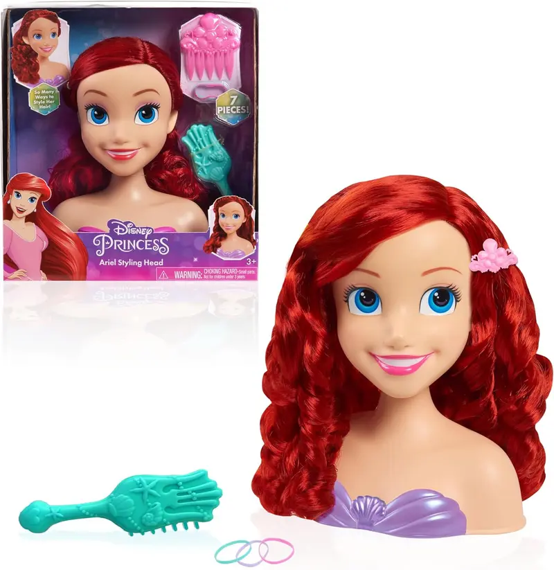 Cabeza de Peinado Princesa Ariel - Just Play