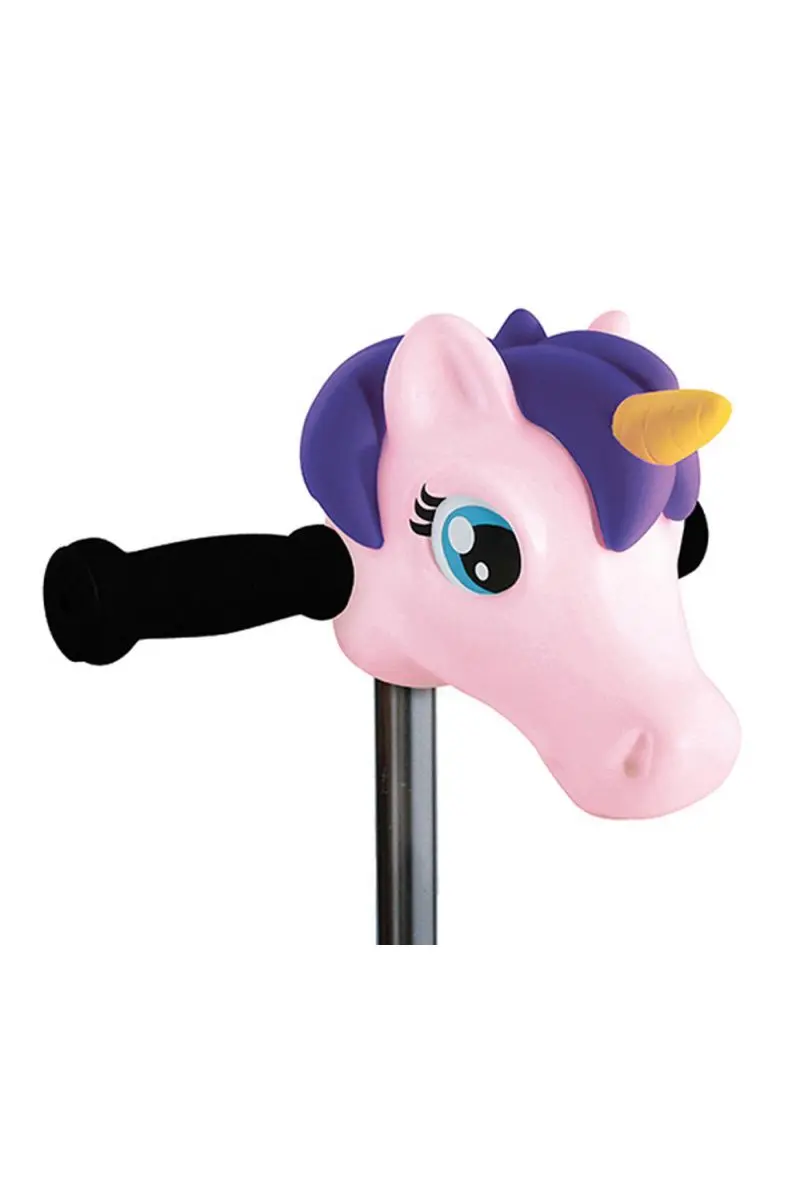 Cabeza Patinete Unicornio Rosa y Morado