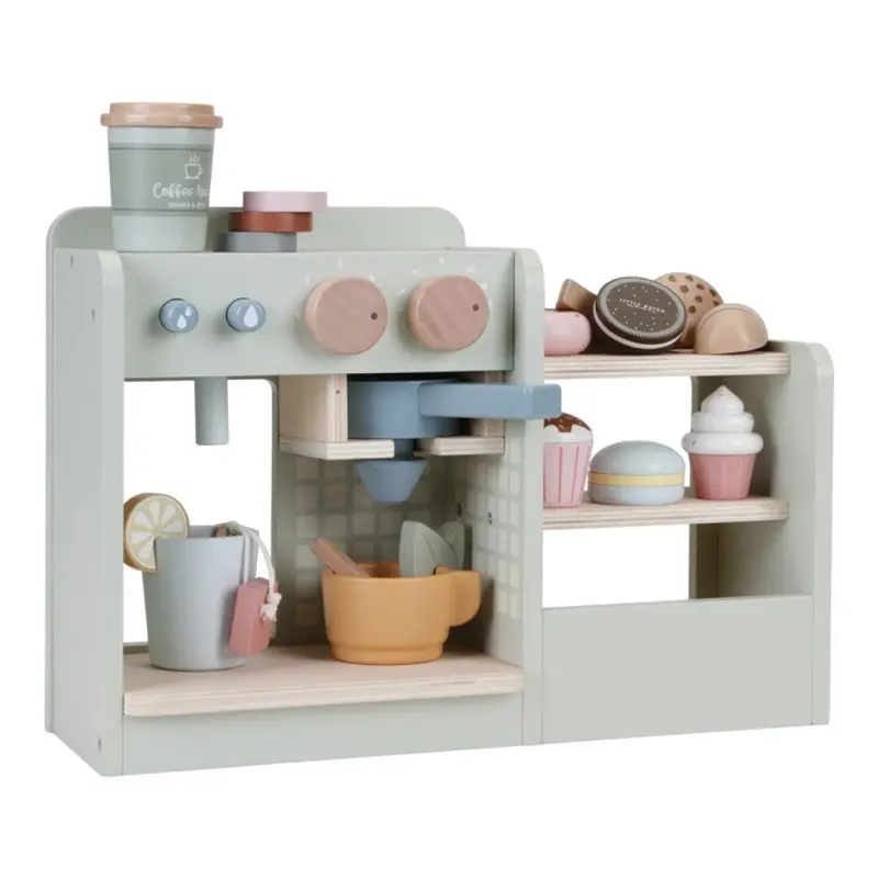Café corner de madera de Little Dutch