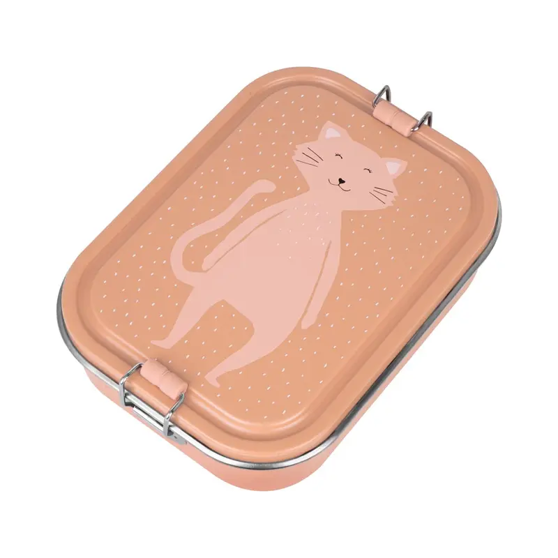 Caja Almuerzo Grande Acero Inoxidable Gato (Mrs. Cat) - Trixie