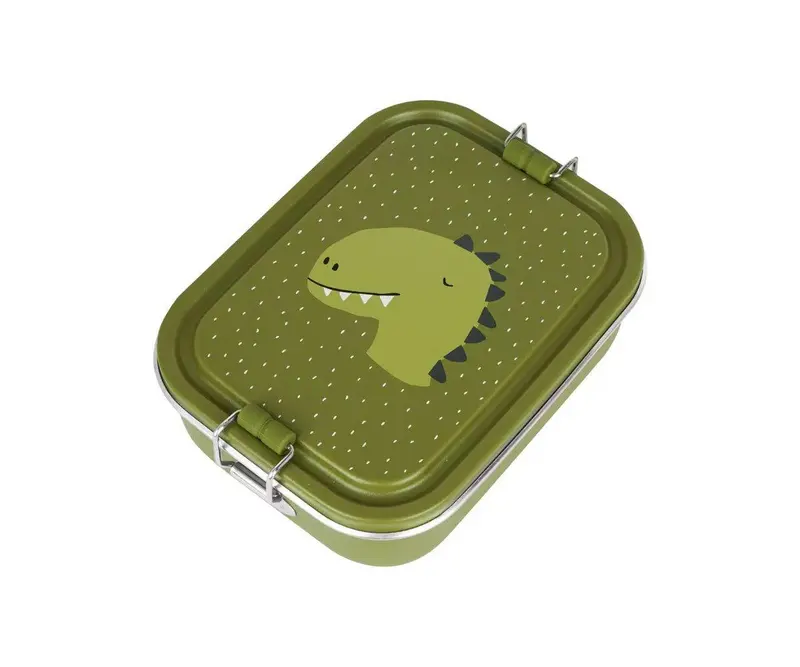 Caja Almuerzo Pequeña Acero Inoxidable Dinosaurio (Mr. Dino) - Trixie
