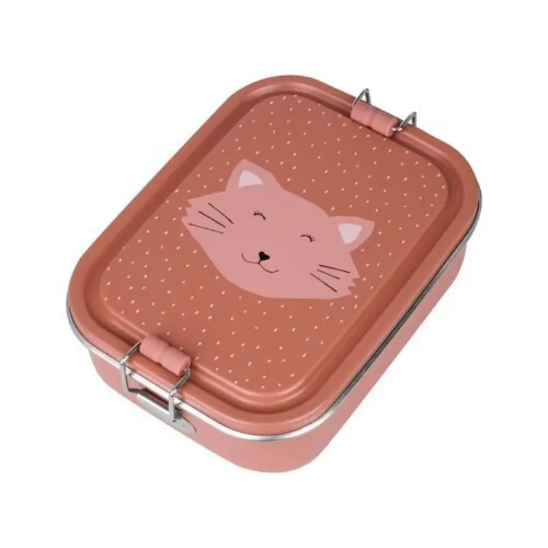 Caja Almuerzo Pequeña Acero Inoxidable Gato (Mrs. Cat) - Trixie