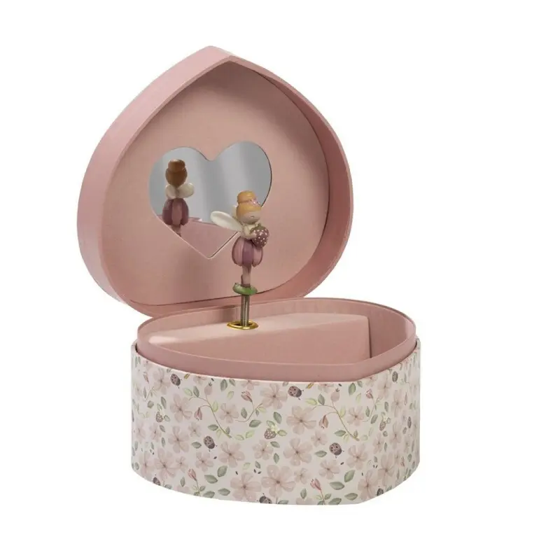 CAJA DE MÚSICA JOYERO CORAZóN FAIRY