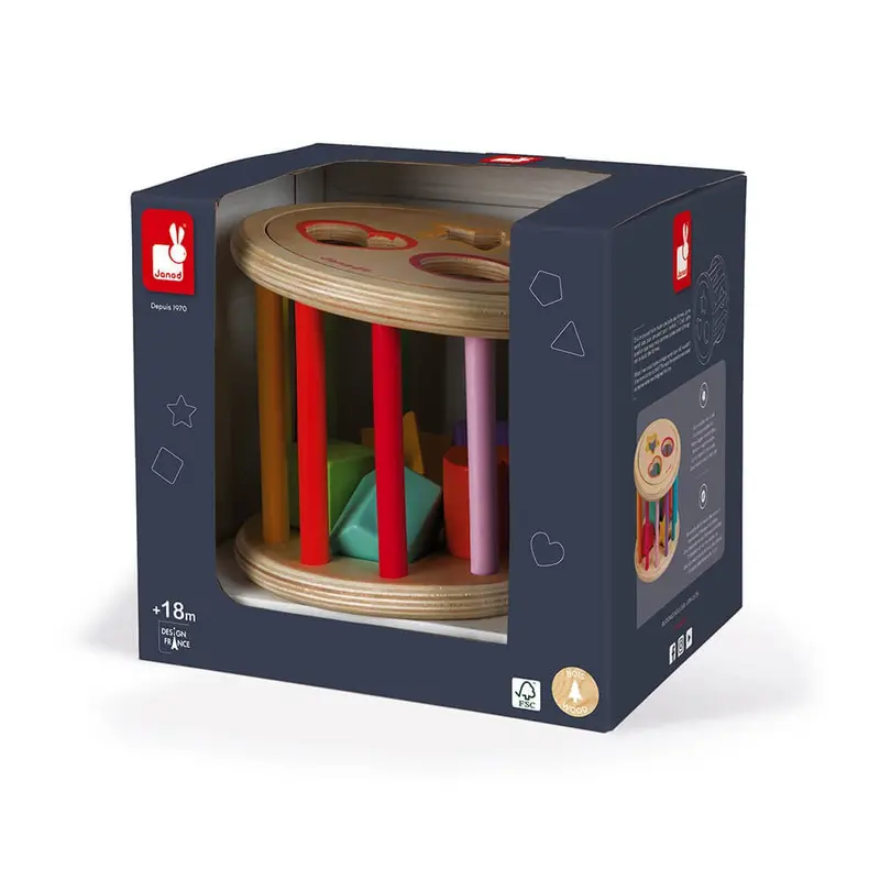 CAJA FORMAS DE MADERA ENCAJABLES - Janod
