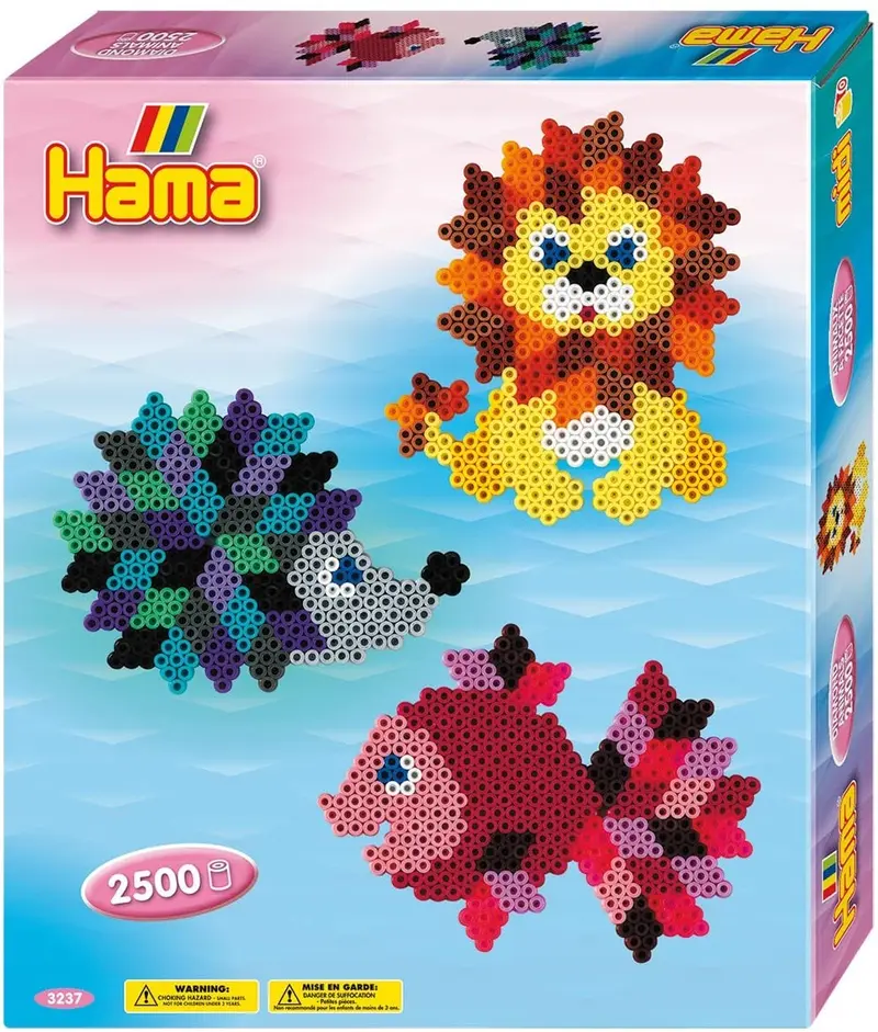 Caja Hama Animales – Manualidades con Abalorios +5 años