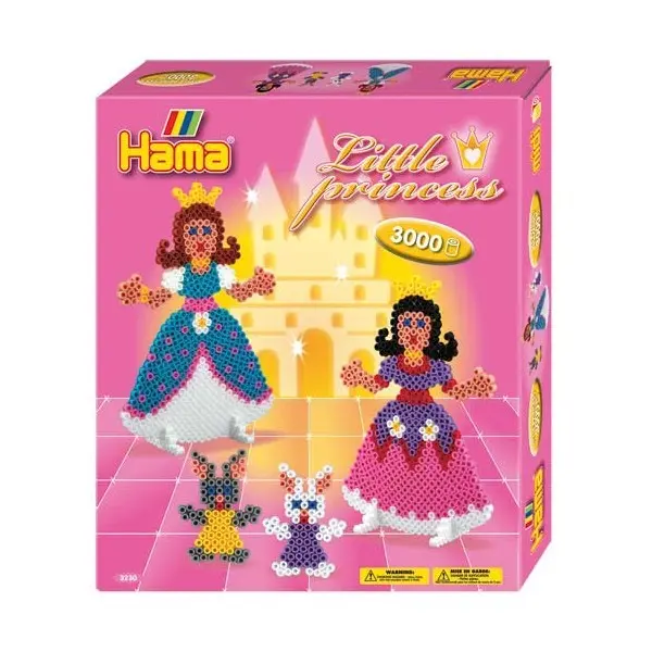 Caja hama pequeña princesa - hamabeads