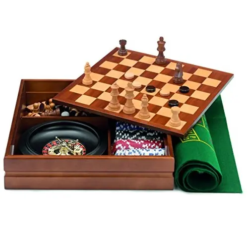 Caja Multijuegos en Madera - Juegos Cayro 1446