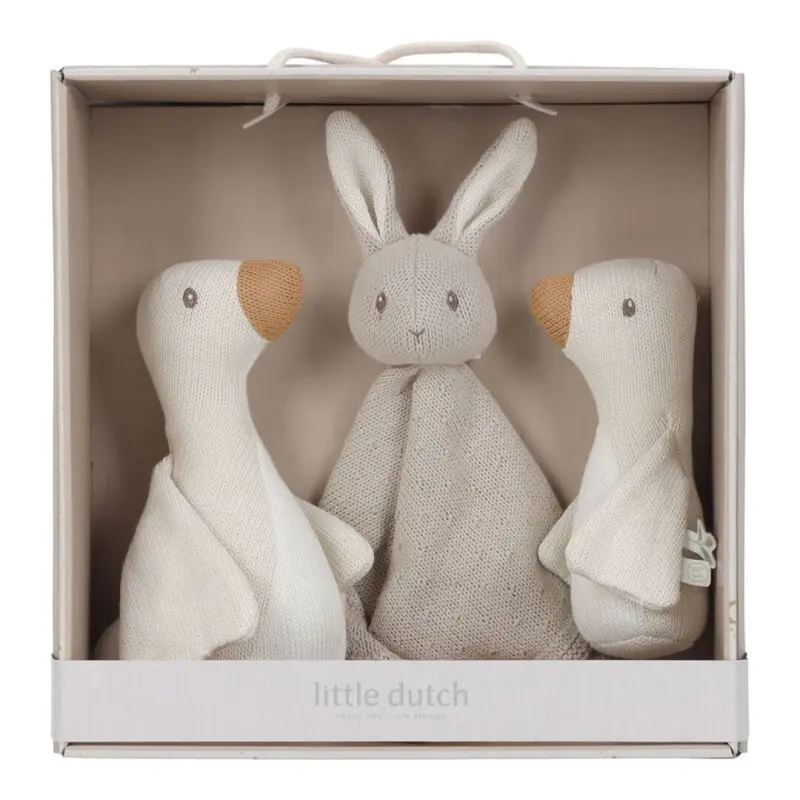 Caja Regalo de Punto Newborn Natural