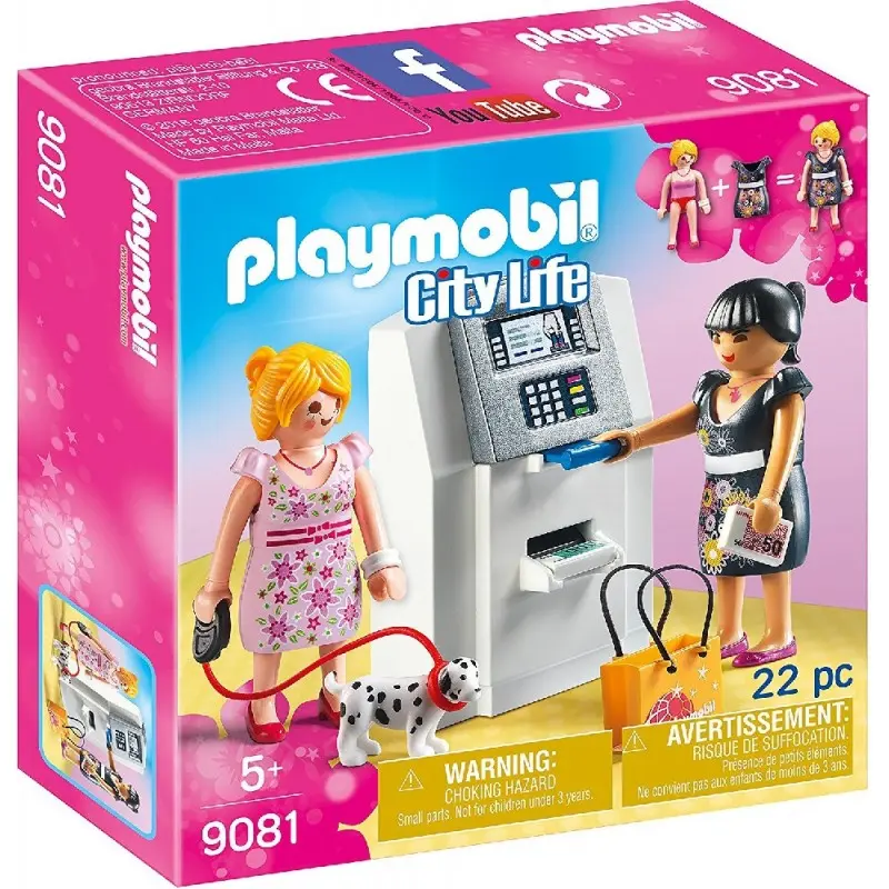 Cajero Automático con 2 usuarias - Playmobil City Life 9081