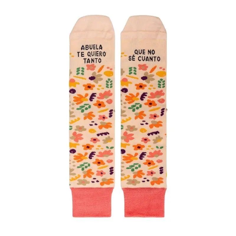 Calcetines "Abuela te quiero tanto que no sé cuanto"