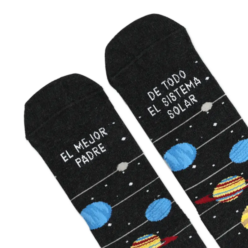 Calcetines "El mejor padre del sistema solar" - UO