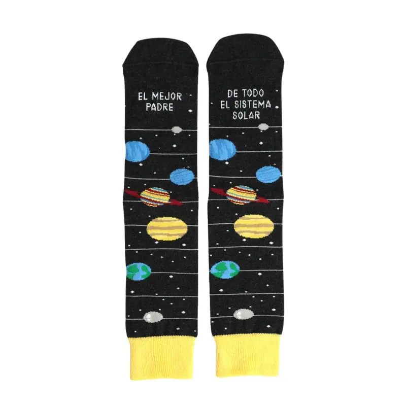 Calcetines "El mejor padre del sistema solar"