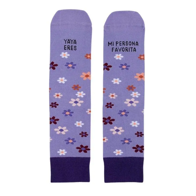 Calcetines "Yaya eres mi persona favortia"