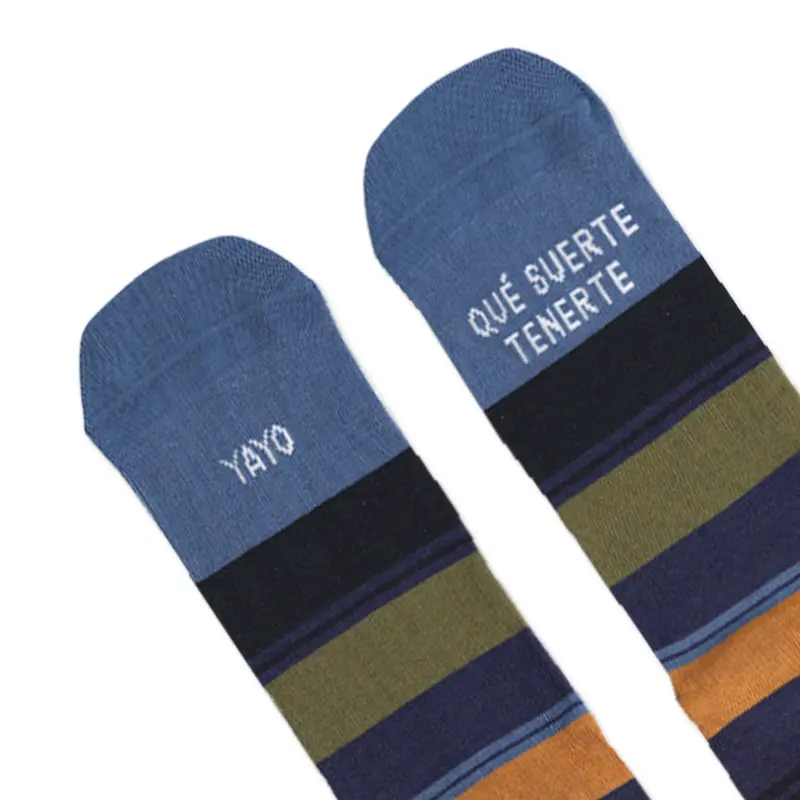 Calcetines "Yayo, qué suerte tenerte" - UO