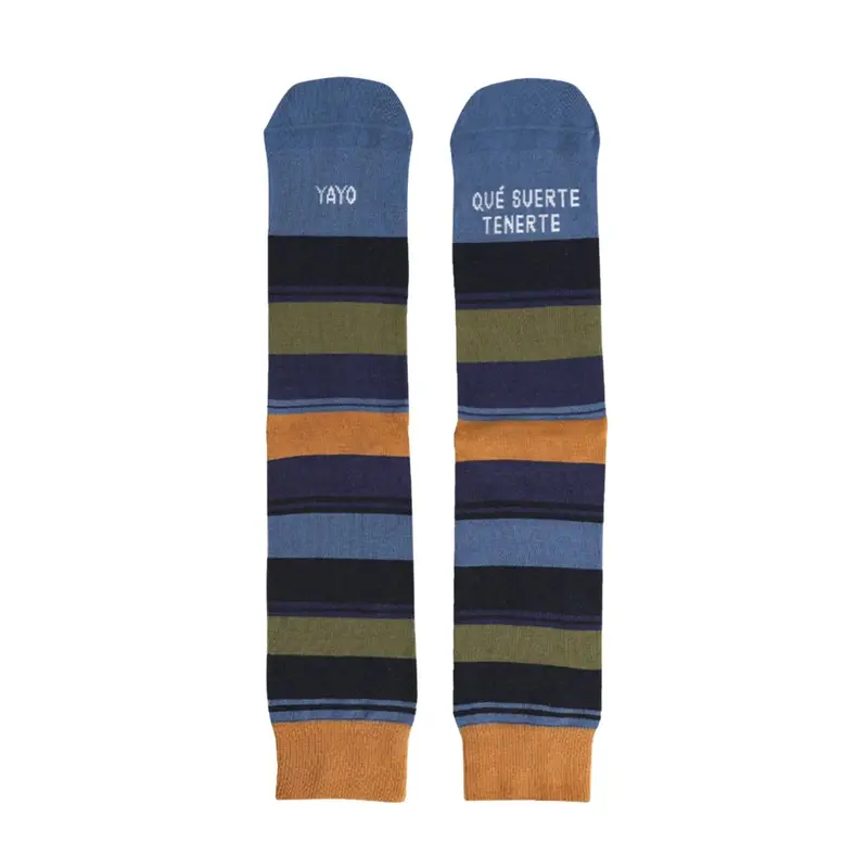 Calcetines "Yayo, qué suerte tenerte"