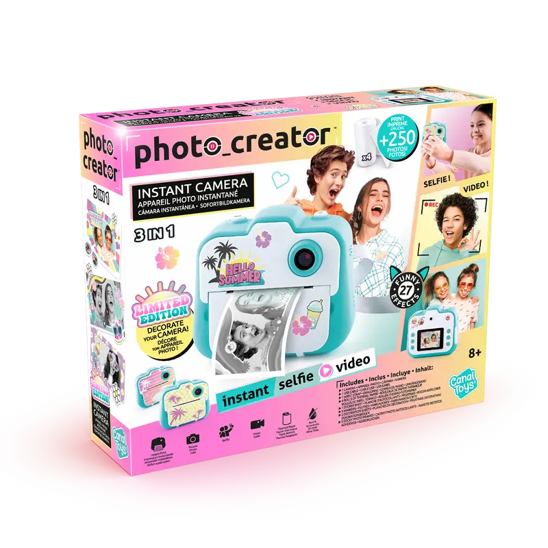 Cámara instantánea Edición Limitada - Instant Camera Limited Edition - Photo Creator - CLK028