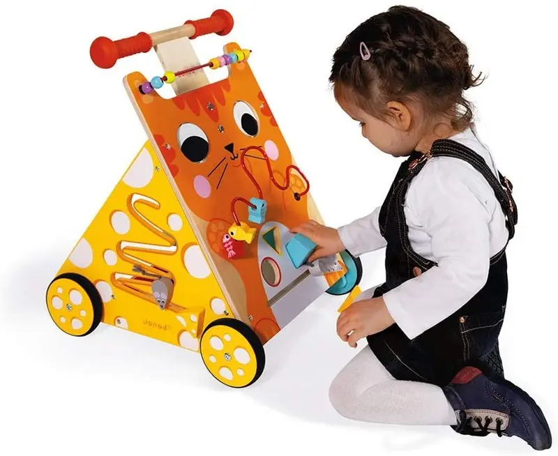 Caminador infantil multiactividades el gato - Janod J08005