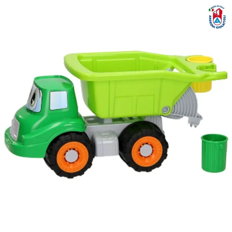 Camion basura juguete con ojos
