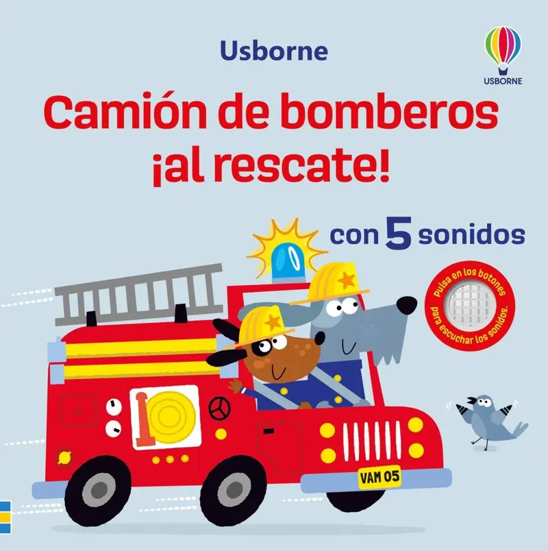 Camión de bomberos ¡al rescate! - Libro musical