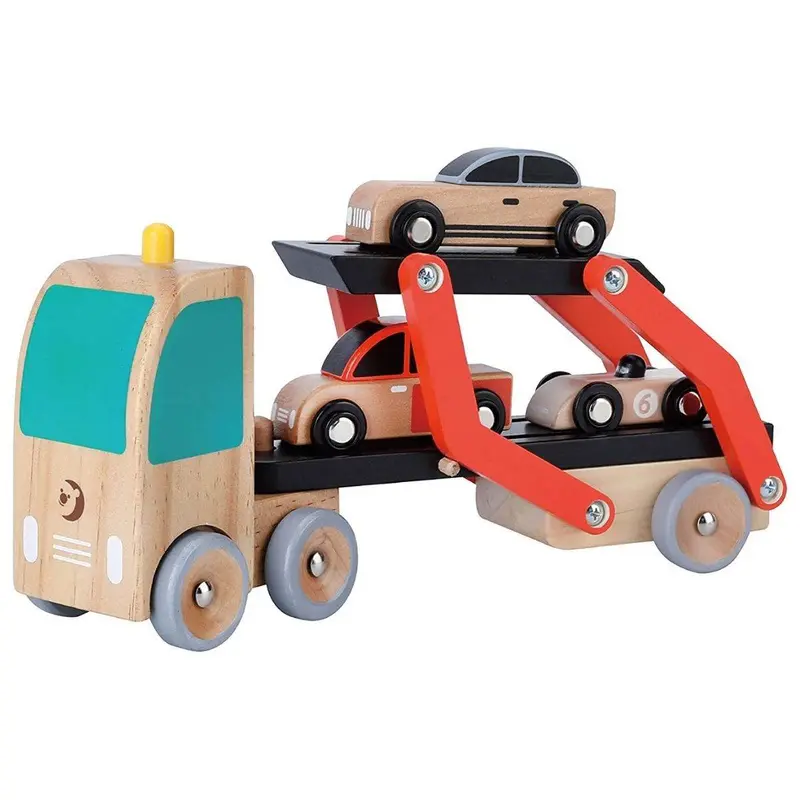 Camión remolque con coches