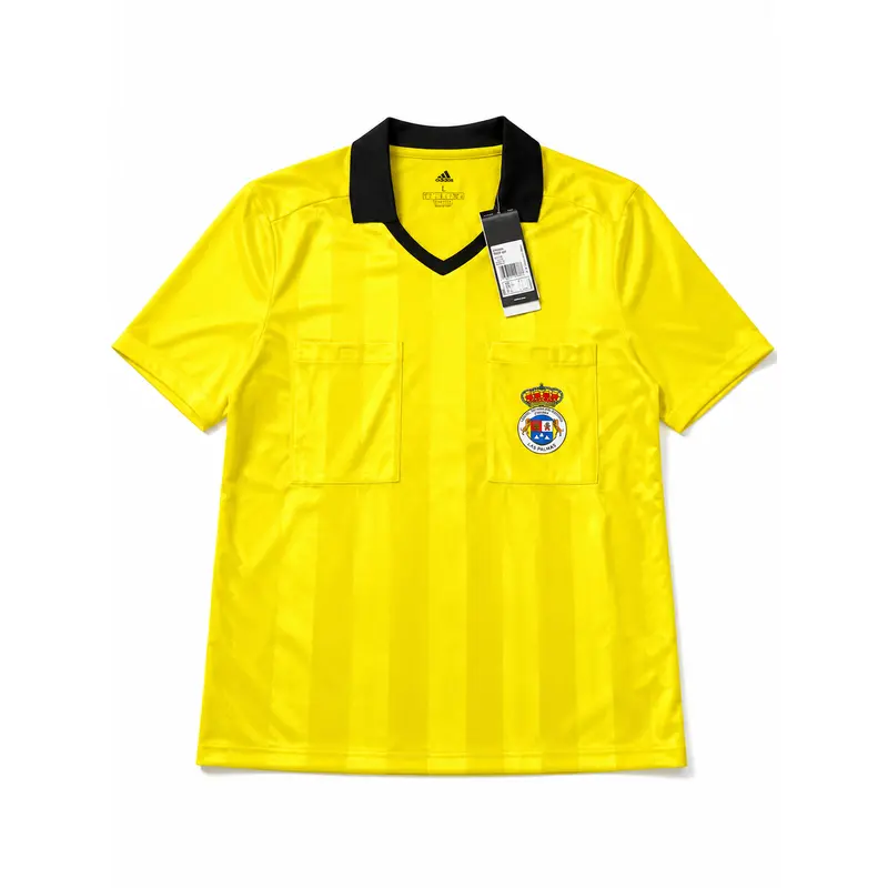 Camiseta oficial amarilla de arbitro Adidas talla L