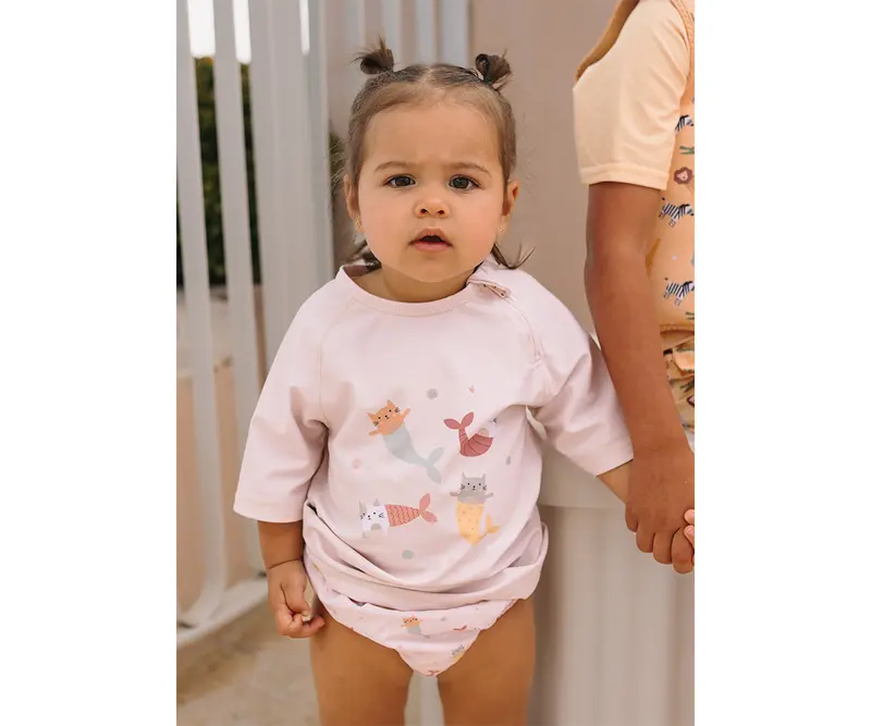 Camiseta protección solar Mermaid Cats