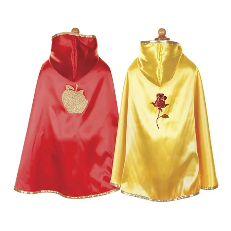 Capa reversible disfraz Blancanieves y Bella (4-6 años)
