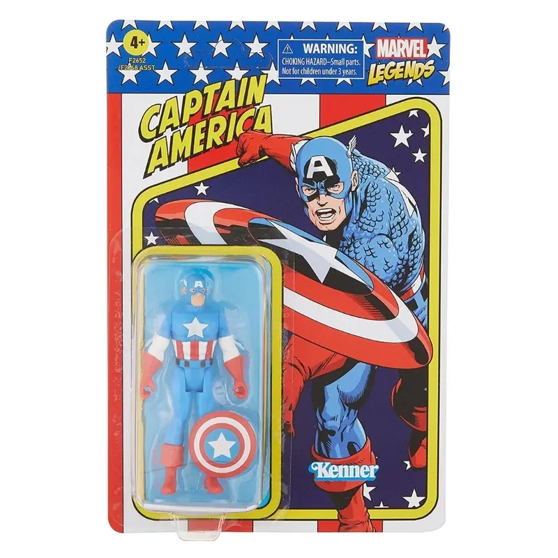 Capitán América figura retro collection 375 Legends Marvel