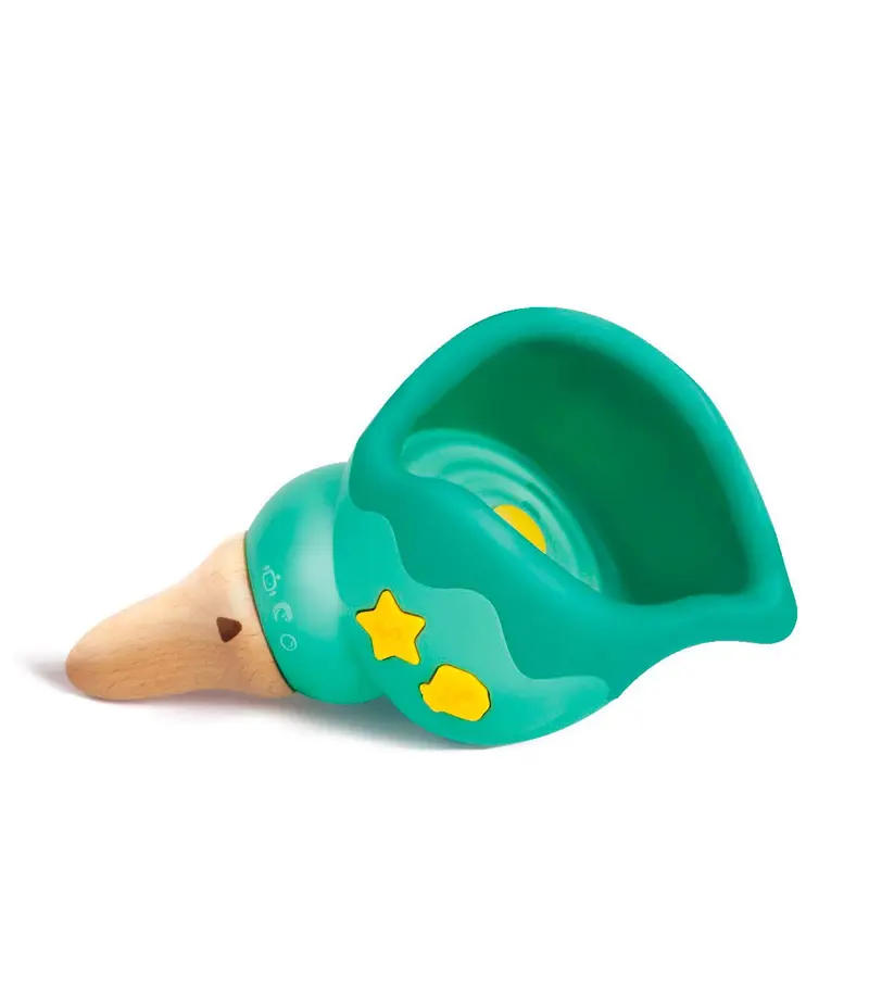 Caracola Fonógrafo Hape E0637 - Juguete Musical con Grabación de Voz para Bebés