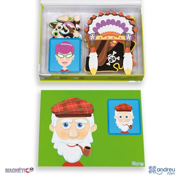 Caras magneticas - andreu toys 16030