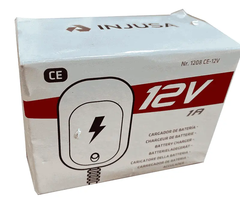 Cargador 220 Voltios para Baterias 12 V.