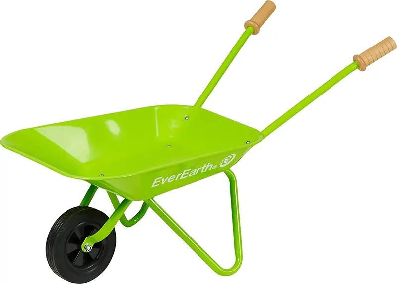 Carretilla de metal color verde - EverEarth EE33650