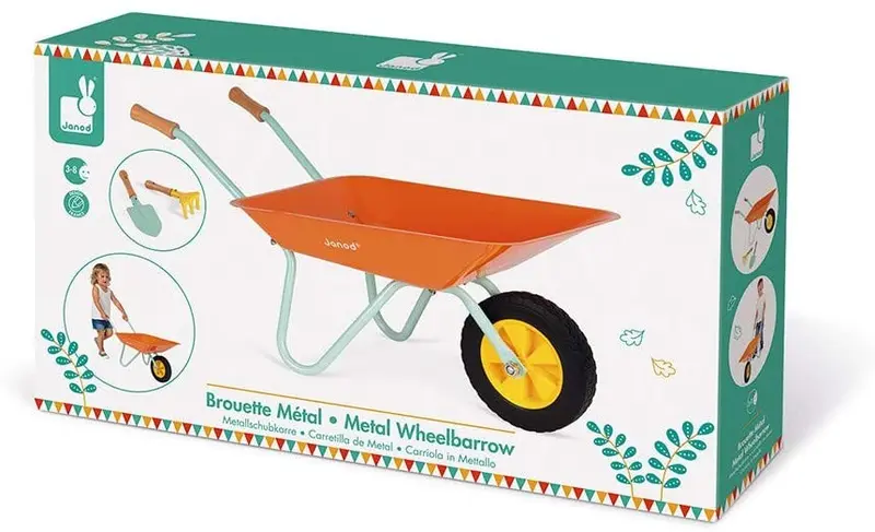 CARRETILLA DE METAL HAPPY GARDEN - Janod