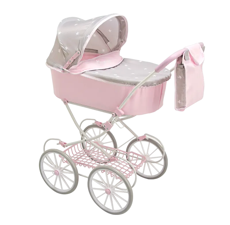 Carricoche para Muñecas con Capota y Bolso Emma - Arias 40620