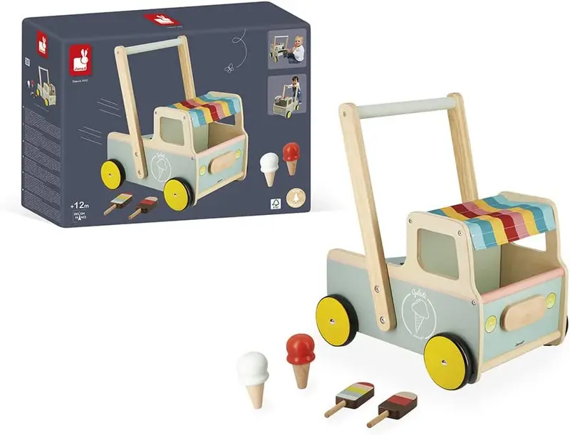 Carrito andador heladería - Janod J08049