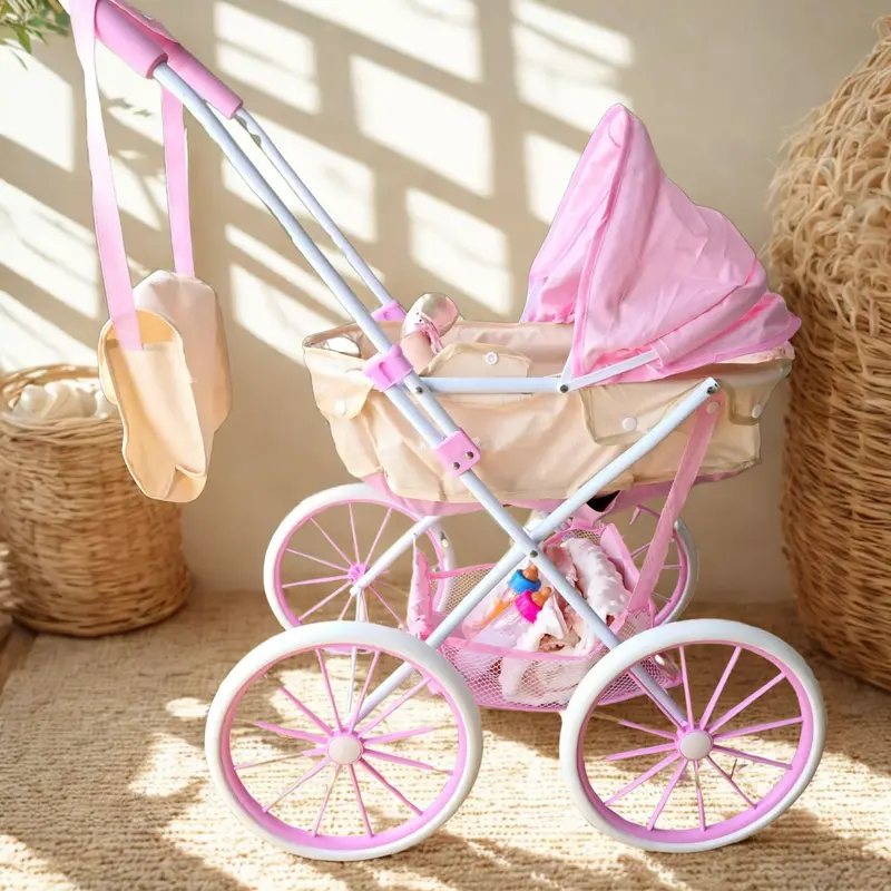 Carrito reborn para Bebés Reborn - Apto para muñecas hasta 48cm - Bolso de Regalo
