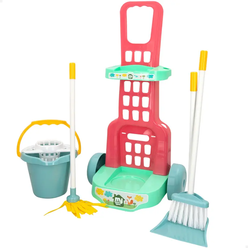 Carro limpieza juguete con utensilios 5 pzas My Sweet Home
